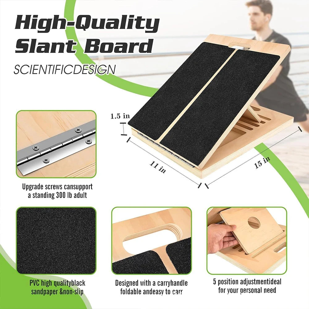 Adjustable Wooden Incline Board™